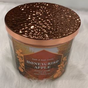 Bath and Body Works HONEYCRISP APPLE 3 Wick Candle